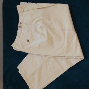 Austin Reed Sport Cream/Light Tan Cotton Pants 36 - 28